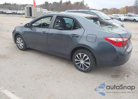 2016 Toyota Corolla Le z USA, uszkodzony, nr VIN 2T1BURHE2GC713466
